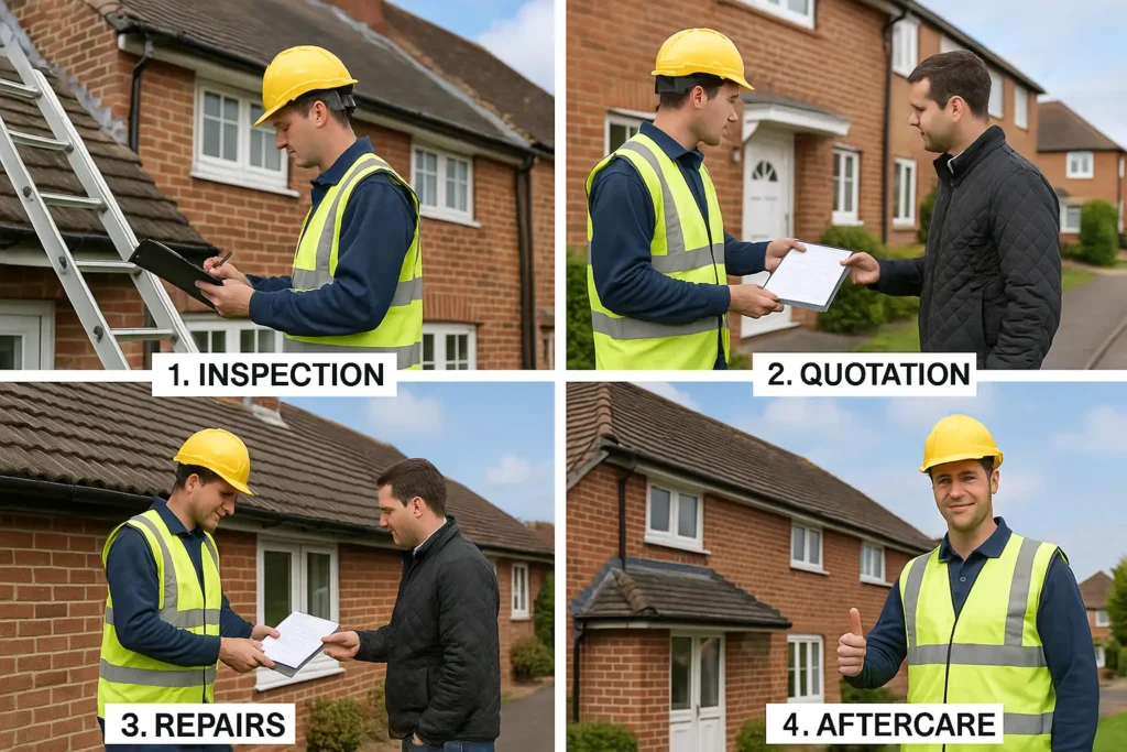 4 steps leak repair process